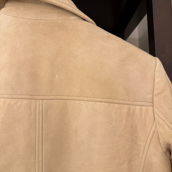 New Reformation Veda Lincoln Suede Shirt Jacket - Picture 6 of 10